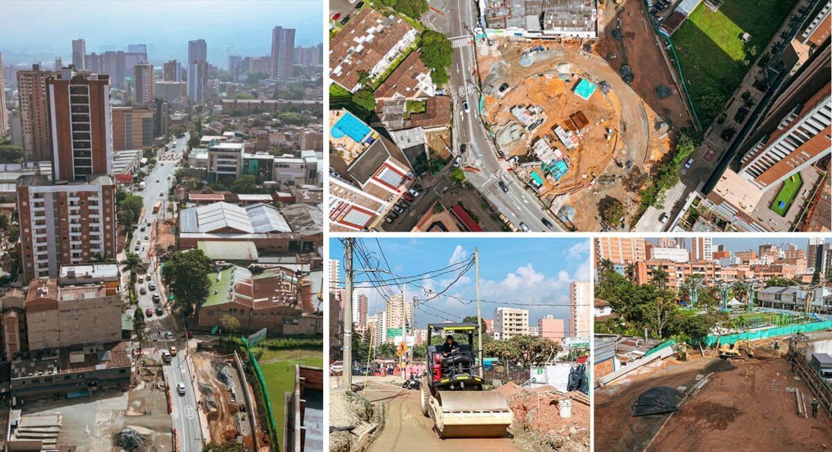 Avanza la ampliación de la Av. El Poblado, en Envigado y Sabaneta