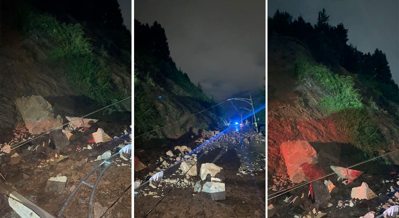 Cerrada vía a Santa Elena, tras fuertes lluvias