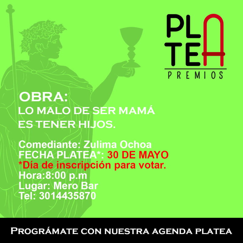 Los Platea premios para reconocer el talento escénico de Medellín