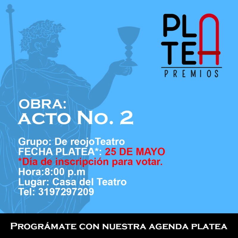 Los Platea premios para reconocer el talento escénico de Medellín