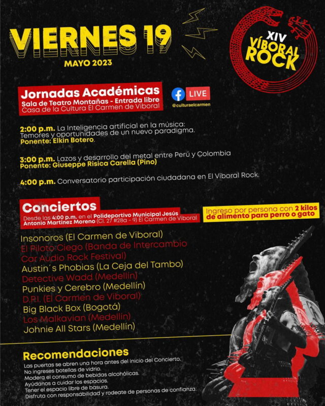 Viboral Rock, la cita del género en el Oriente de Antioquia