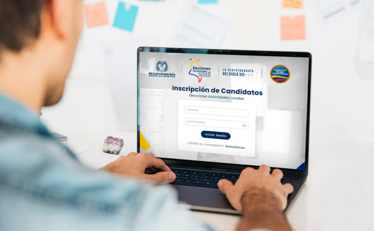 Candidatos podrán inscribirse de manera virtual para las elecciones territoriales de 2023