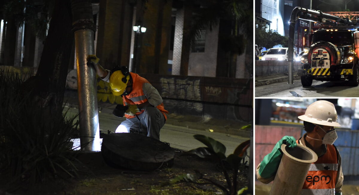 Inició limpieza de 14 deprimidos viales para prevenir inundaciones y emergencias, en Medellín