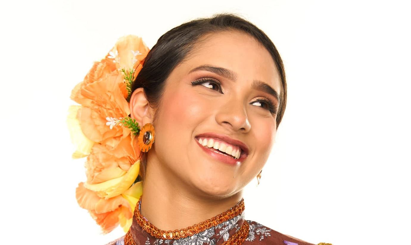 La representante de Antioquia en el Festival Nacional del Bambuco
