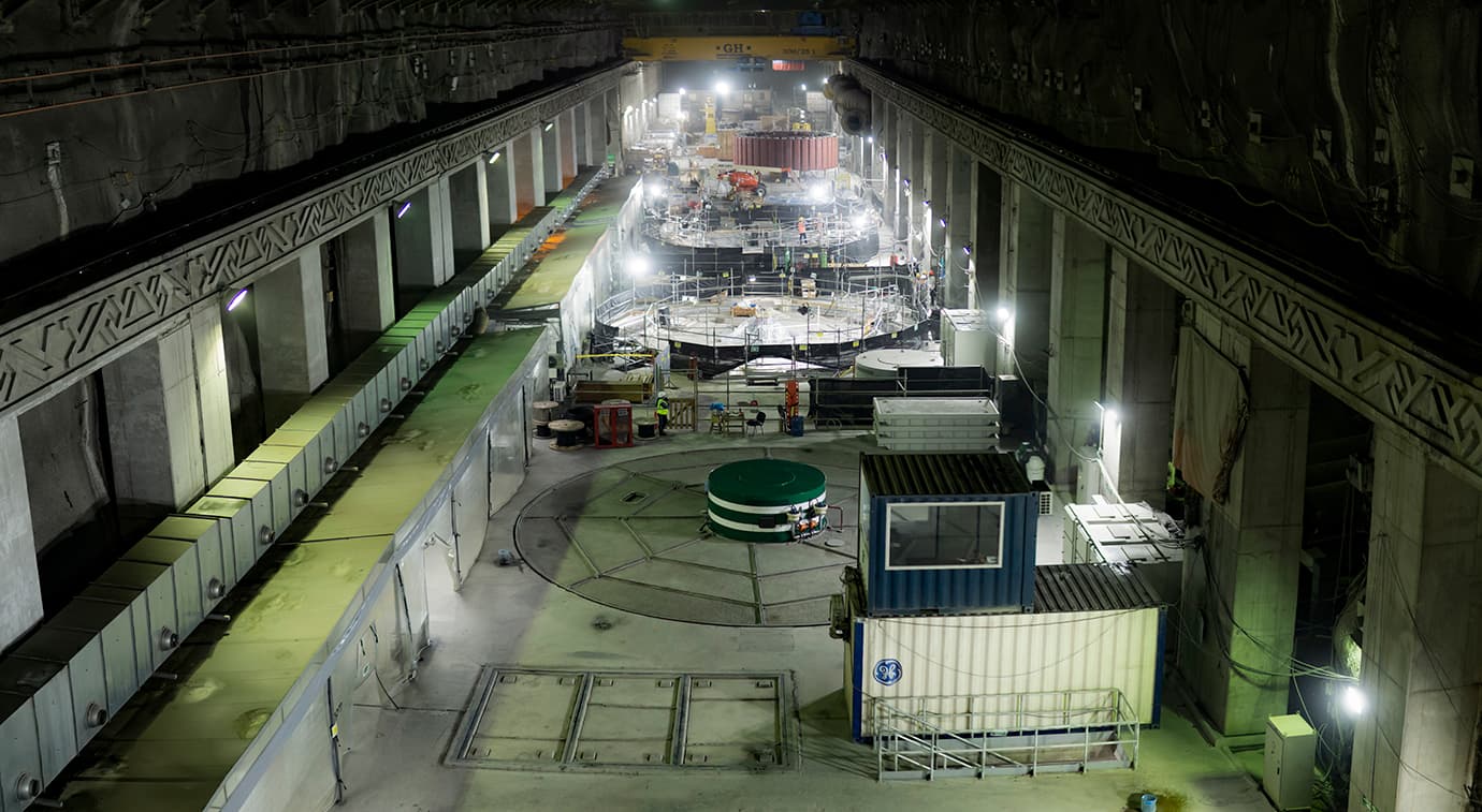 91 %, el avance de obras del proyecto Hidroituango