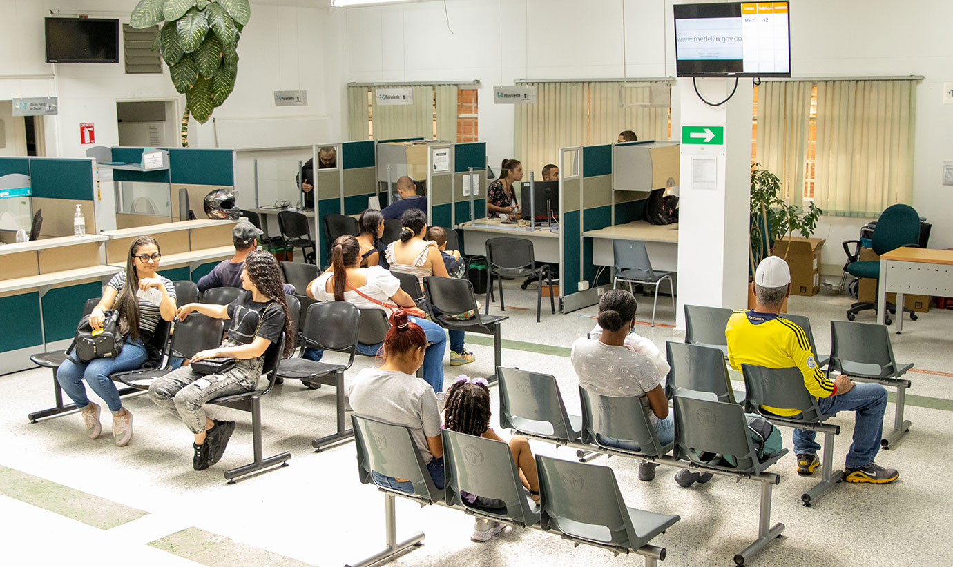 Atención al ciudadano de la alcaldía de Medellín