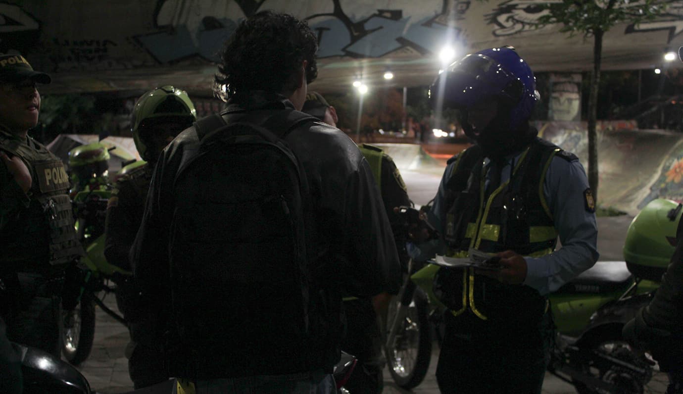 En la 4 Sur en El Poblado, 58 motos inmovilizadas en operativo de la Policía y Tránsito este 9 de julio