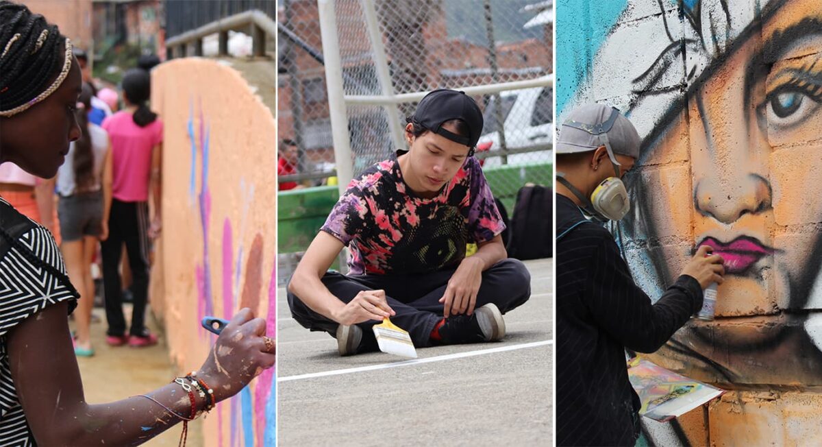 JóvenES Pintando Futuro en sus territorios en Medellín