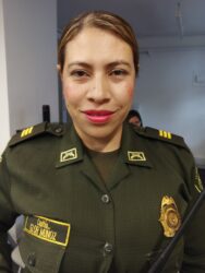 Capitana comandante mujer Policia Glor Muñoz