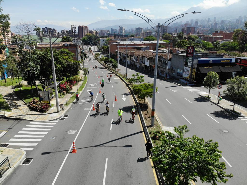 Inder Envigado mañana Envigado deporte ciclovia ciclistas recreación