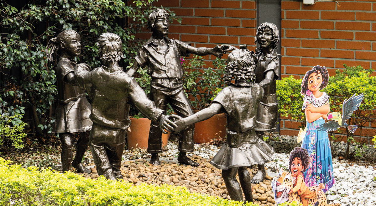 A la rueda rueda, escultura de El Poblado