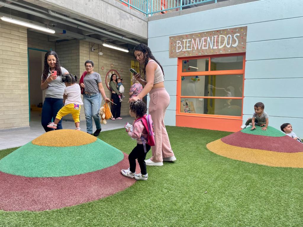 Los niños estudiantes llegaron al nuevo CDI El Dorado, el más moderno de Antioquia​