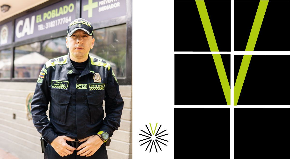 Yesid Ladino comandante policía El Poblado Estación CAI