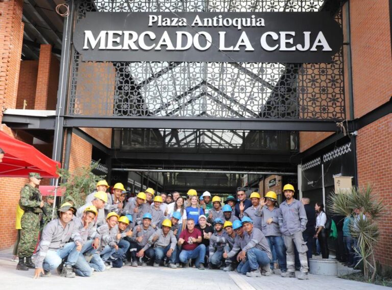 La plaza de mercado de La Ceja ya tiene un 82 % de avance