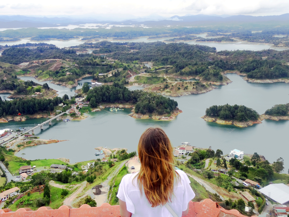 Viaje local, vista Guatapé