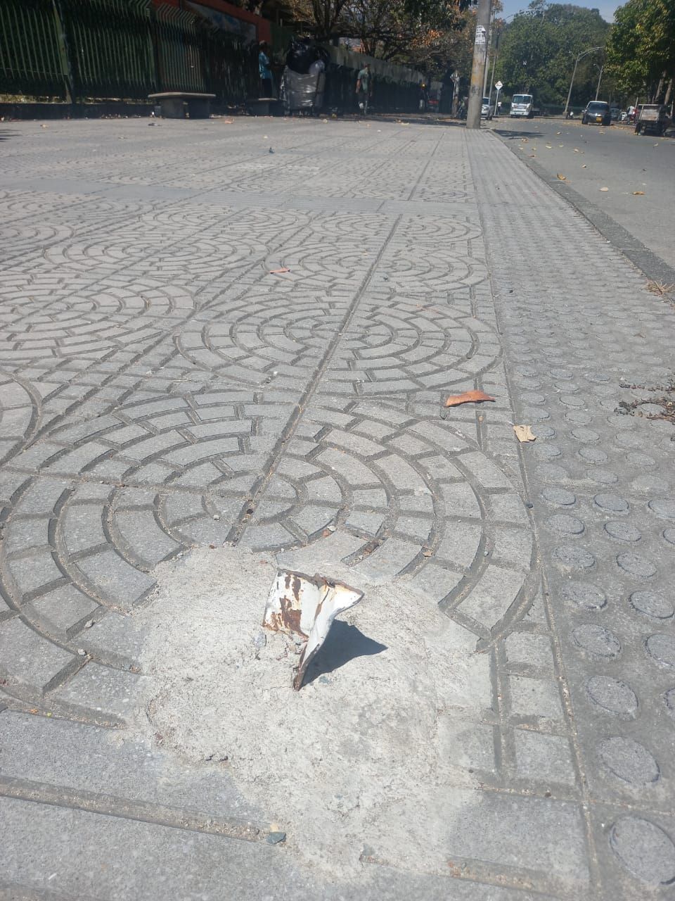 obstáculos movilidad peatones peatonal