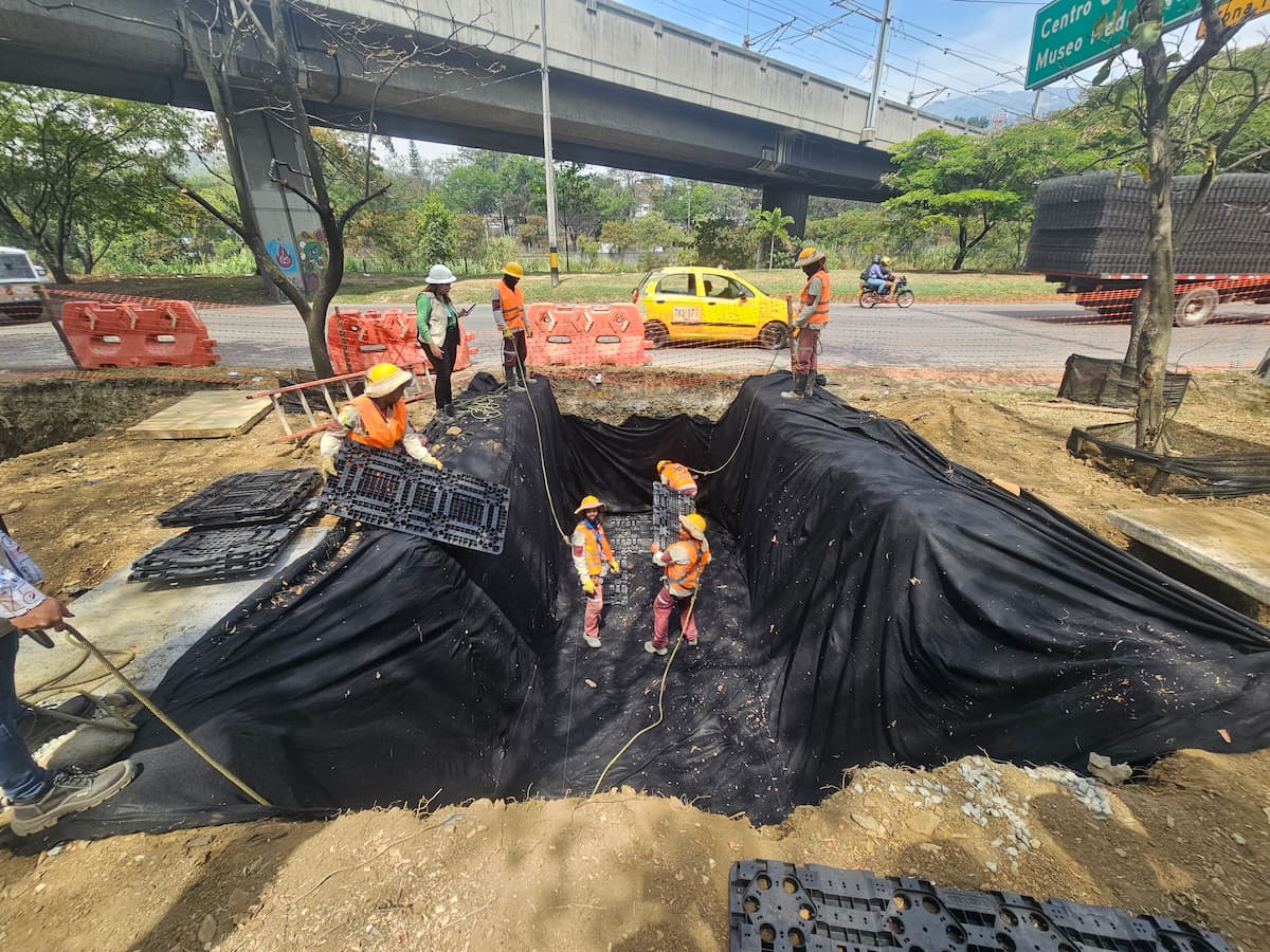 EPM estrena un sistema urbano de drenaje sostenible, en la zona Norte de Medellín