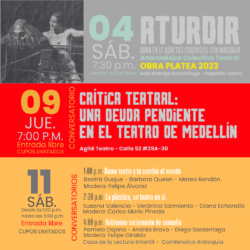 Mayo Platea, continúa la agenda de teatro en Medellín