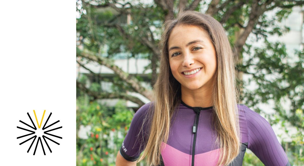 Triatleta triatlón Valeria Quiroz