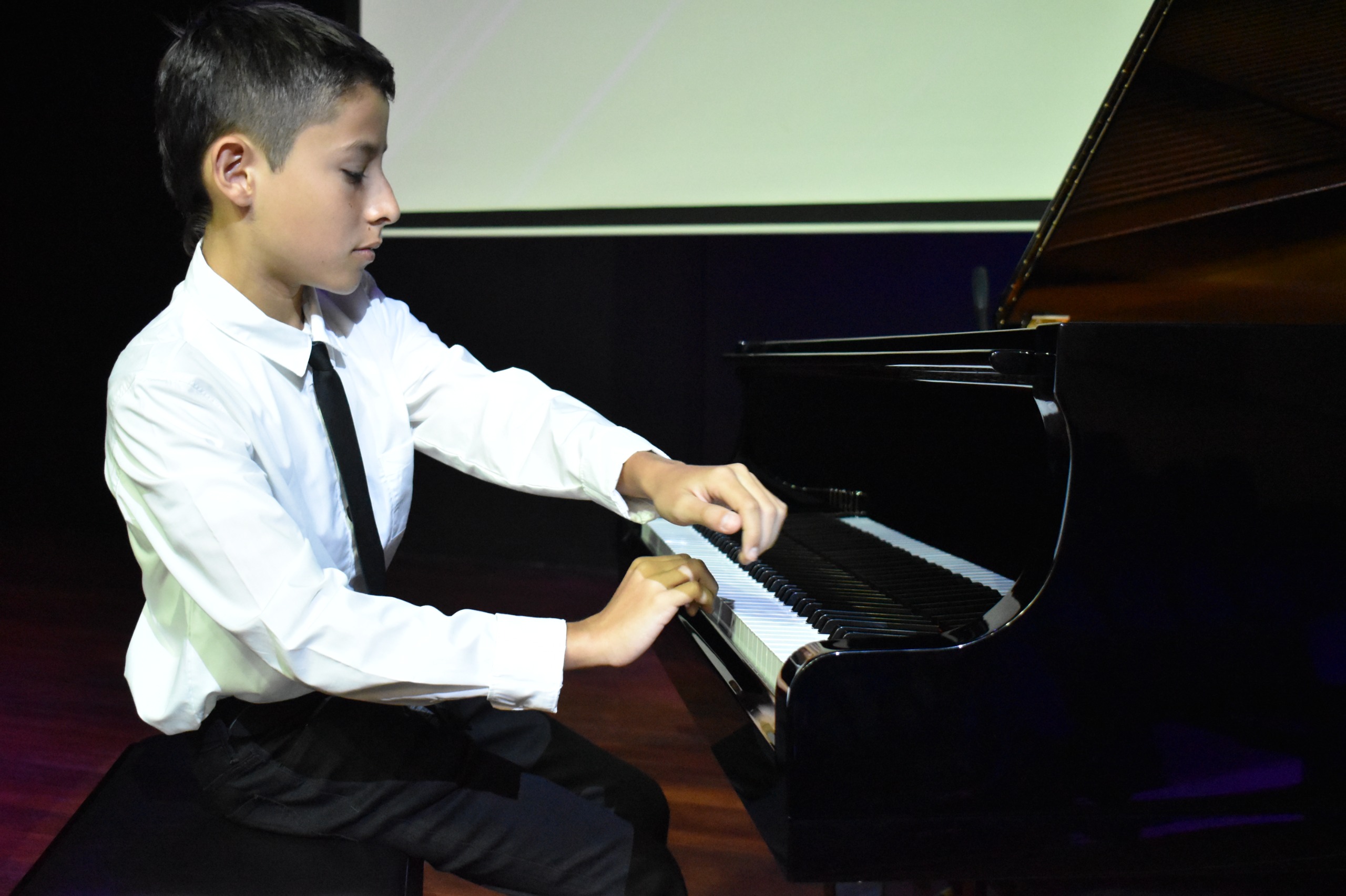 Presentacion de piano de estudiantes de Yamaha