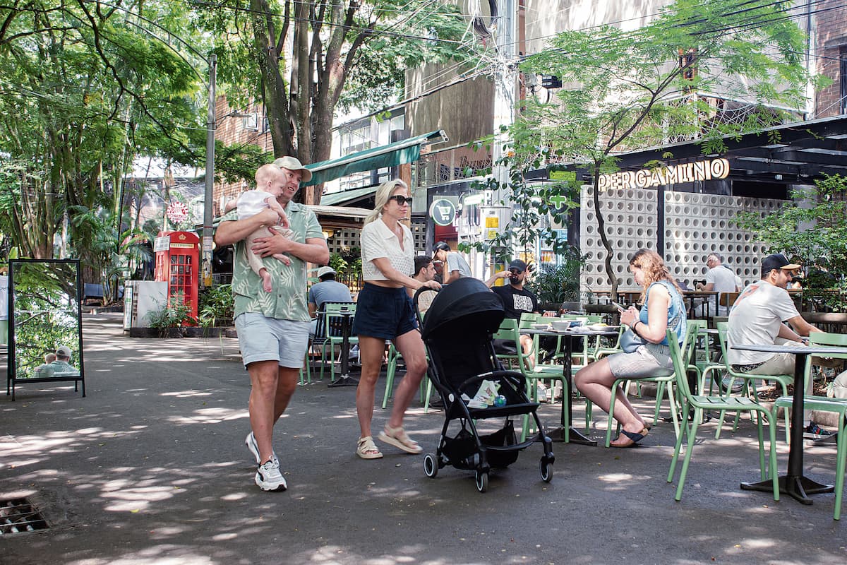 Turistas en Medellín