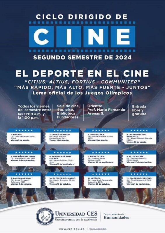 La U. CES tiene un ciclo de cine dedicado a la actividad física y el deporte