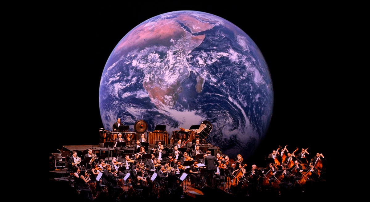 El Planetario, Filarmed y El Tesoro en un viaje audiovisual en vivo