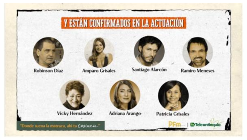 Actores de Cosiaca