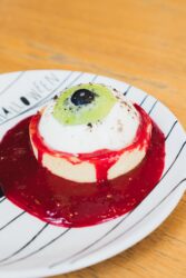 Panna cotta de coco y chocolate blanco