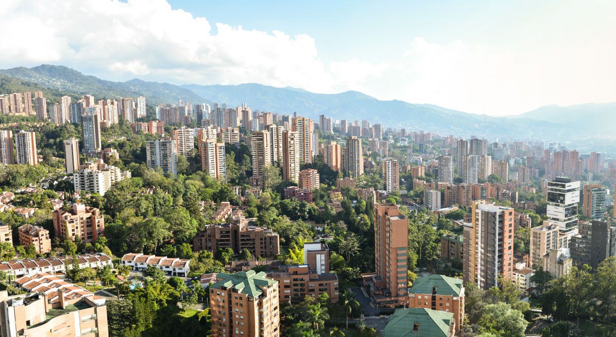 Urbanismo paisajes lomas El Poblado