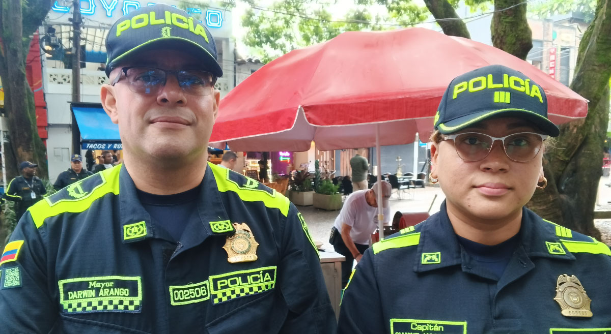 Darwin Arango policía estación comandante