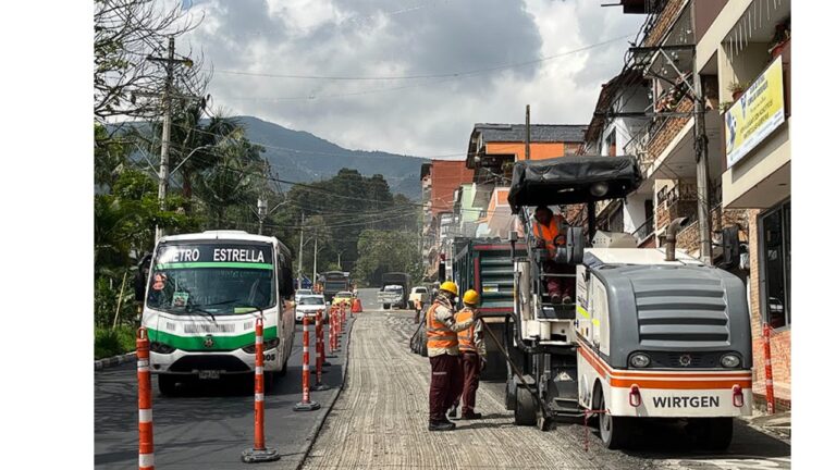 Casi 12 kilómetros de vías pavimentadas en obras asociadas a EPM