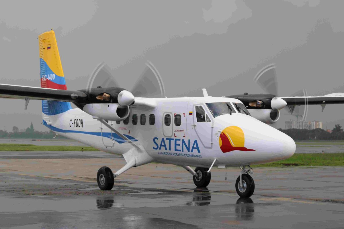 Satena Twin Otter flota aérea avión