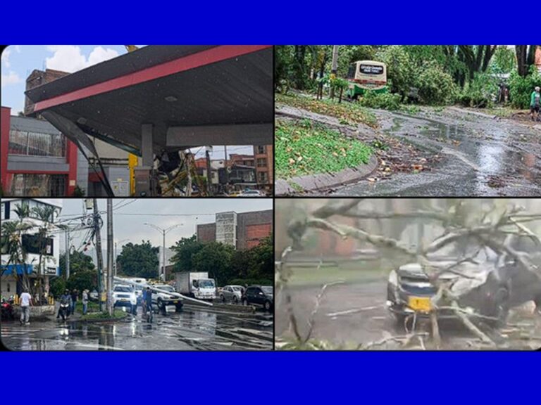 Emergencias por lluvias en varios puntos del Valle de Aburrá