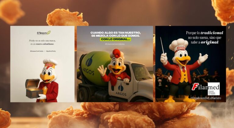 El “A-pollo” desde El Poblado que han tenido las marcas con Frisby