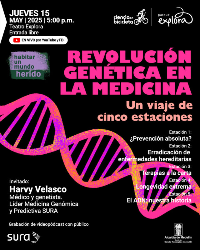Medicina genomica en el parque explora
