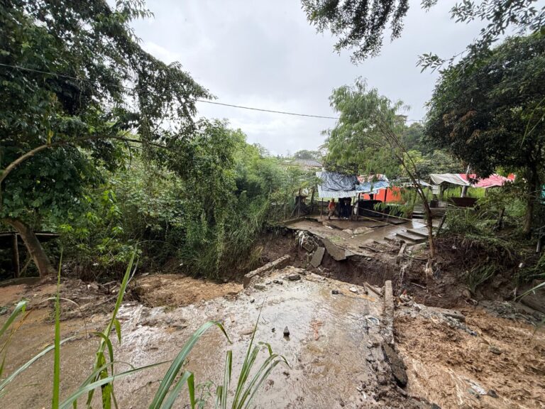 Creciente de quebrada La Aguadita generó emergencia en Enciso
