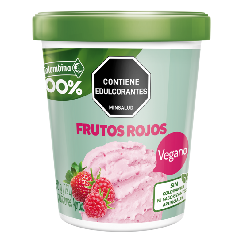 Nuevo helado vegano de Colombina Frutos Rojos