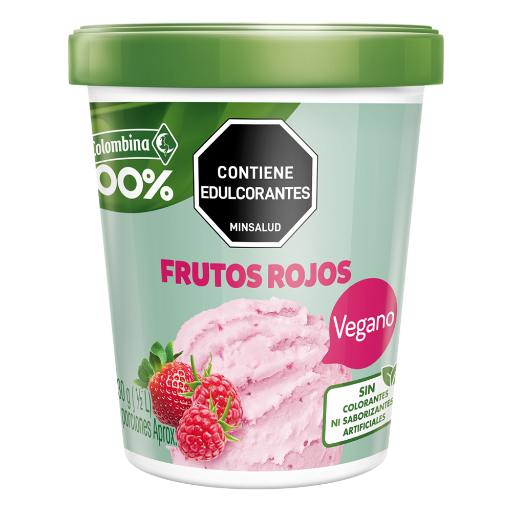 Nuevo helado vegano de Colombina Frutos Rojos