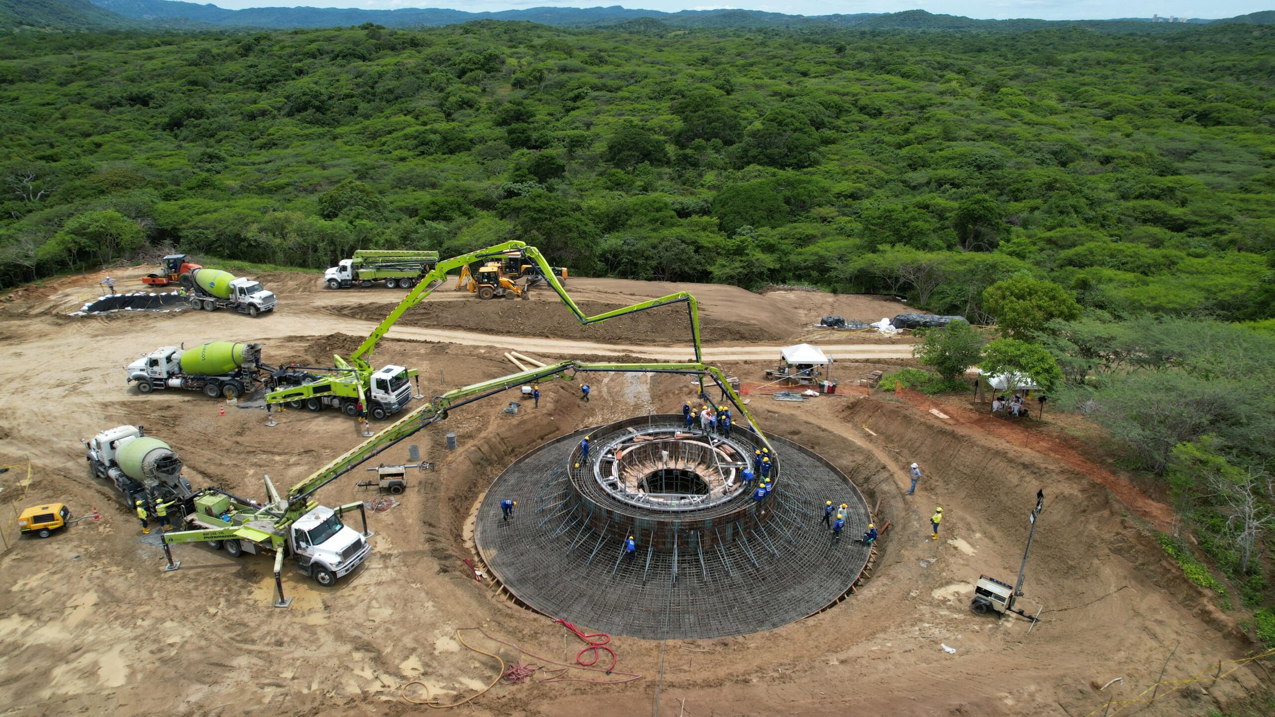 Parque eólico Carreto Celsia Argos cemento