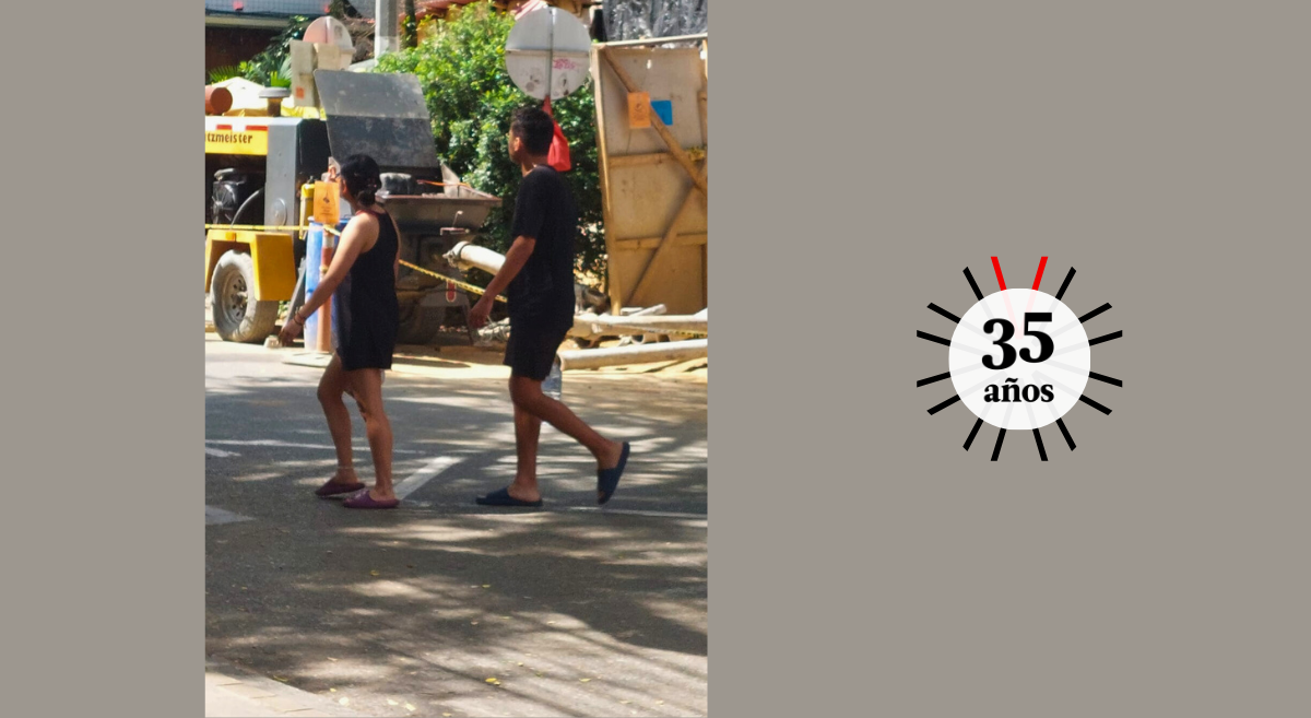 Actividad constructora afecta la movilidad peatonal en el barrio Manila.