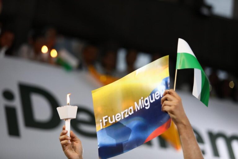 Colombia ora por la salud y recuperación de Miguel Uribe Turbay