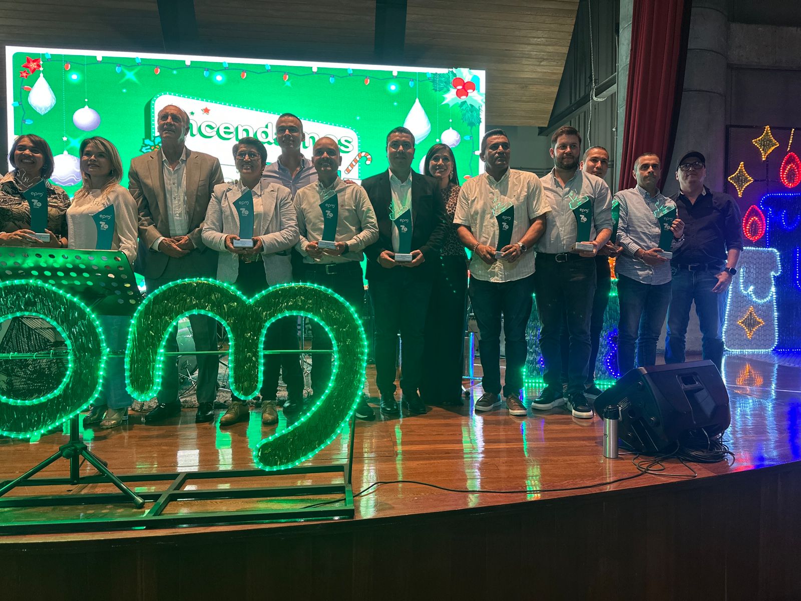 Premiación 13 edición de concurso de alumbrados navideños de EPM