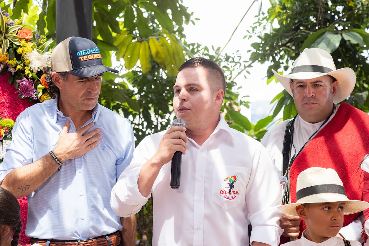 Mauricio Londoño, presidente de Corporación de Silleteros de Santa Elena