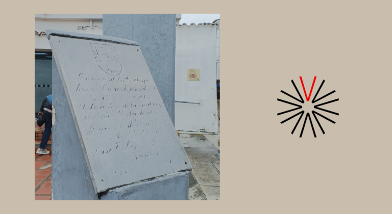 Un monumento sin palabras, en el centro histórico de Rionegro