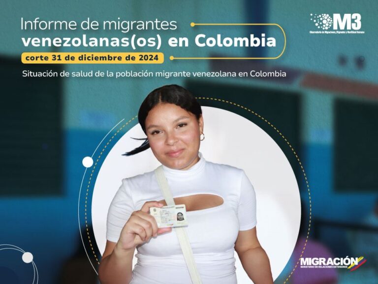 Más de 2.8 millones de venezolanos acogió Colombia en 2024