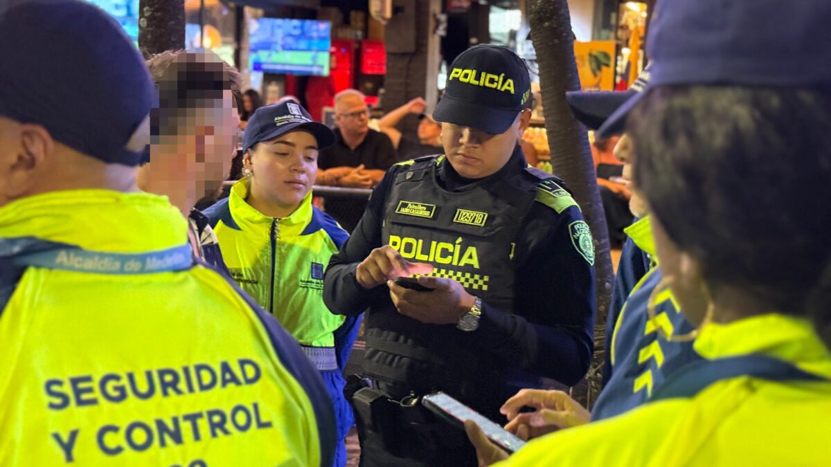 Operativo de control en el parque Lleras