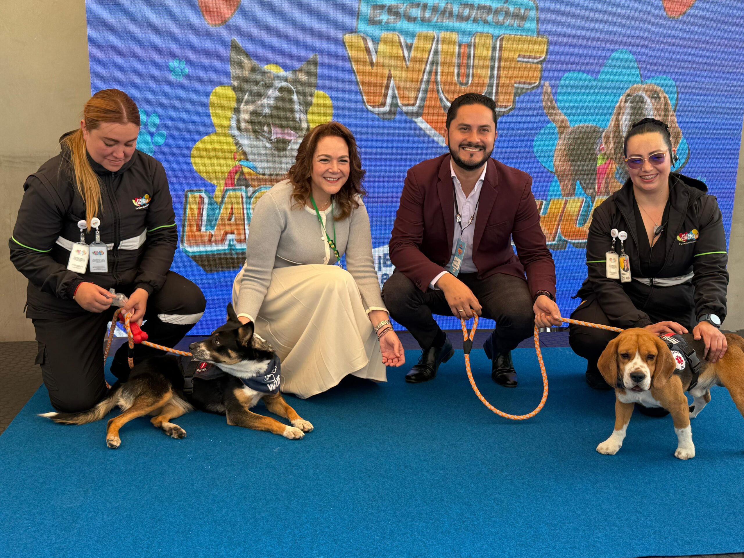 Centro comercial crea unidad canina de apoyo emocional a sus visitantes. en Bogotá