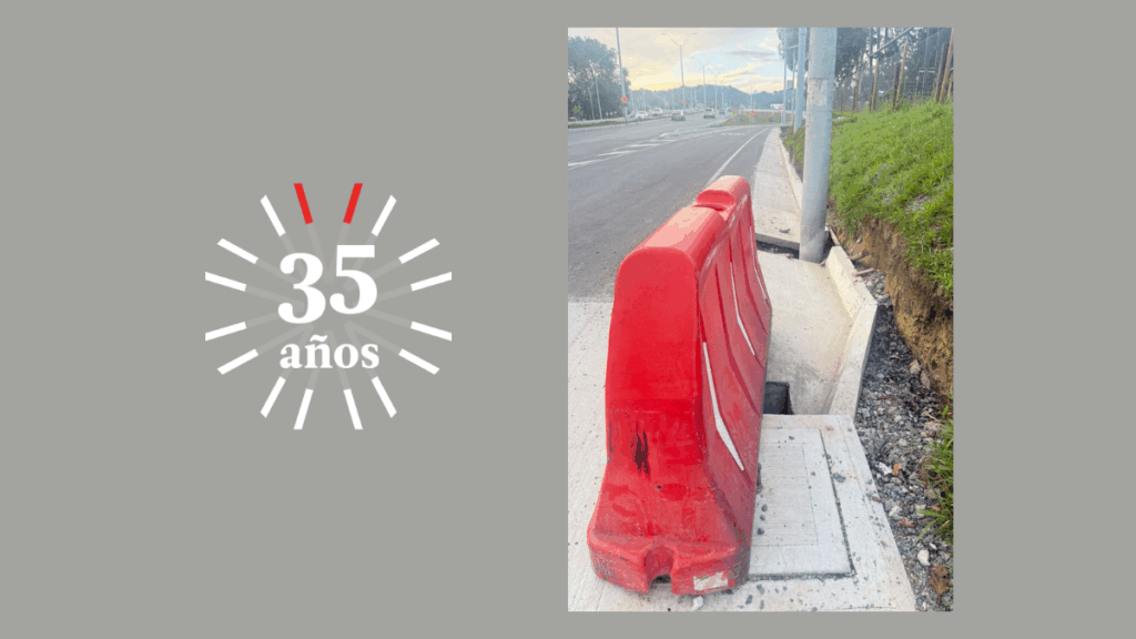 Andenes del intercambio vial del José María Córdova