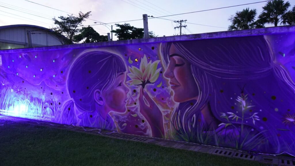 Con arte urbano renuevan el Parque Biblioteca Manuel Mejía Vallejo